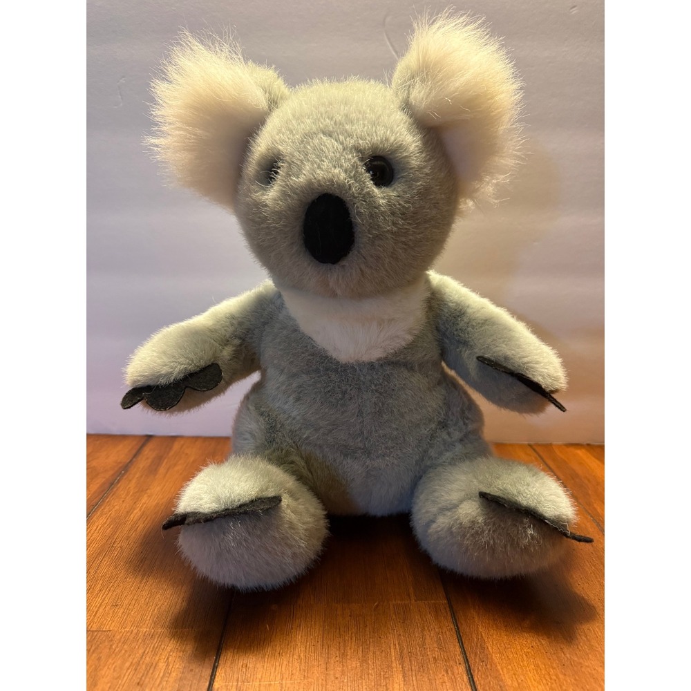 Build-A-Bear Koala Plush Stuffed Animal Gray White Ears Paw Patch 12" Soft Toy